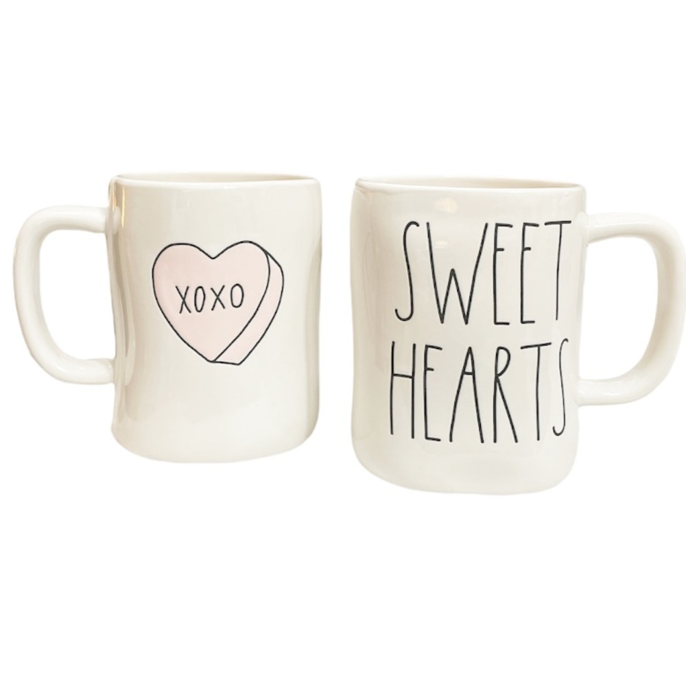 NEW Rae Dunn SWEET HEARTS Double Sided Mug 💖 💖